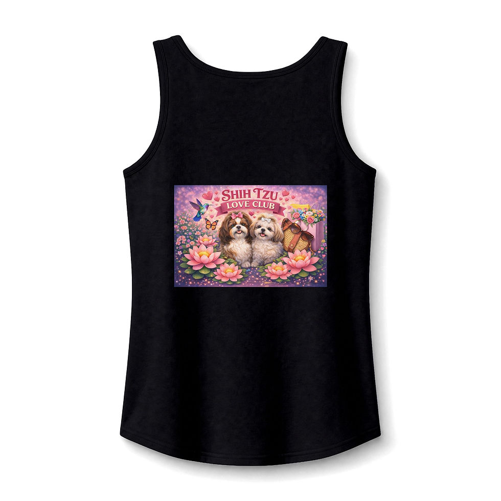 Thumbnail: Shih Tzu Love Club Dog Mom Brunch Tank Top