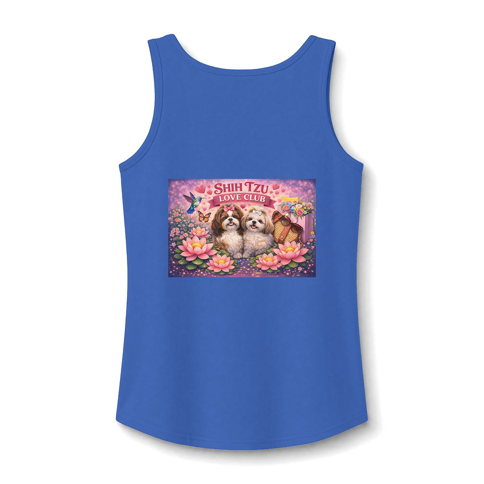 Thumbnail: Shih Tzu Love Club Dog Mom Brunch Tank Top
