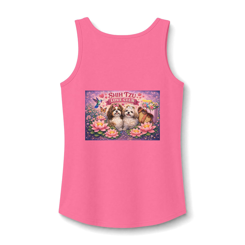 Thumbnail: Shih Tzu Love Club Dog Mom Brunch Tank Top