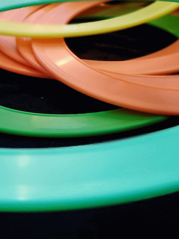 Miniatura: Kosmos 35cm Anillos de malabares (con protección para los dedos)