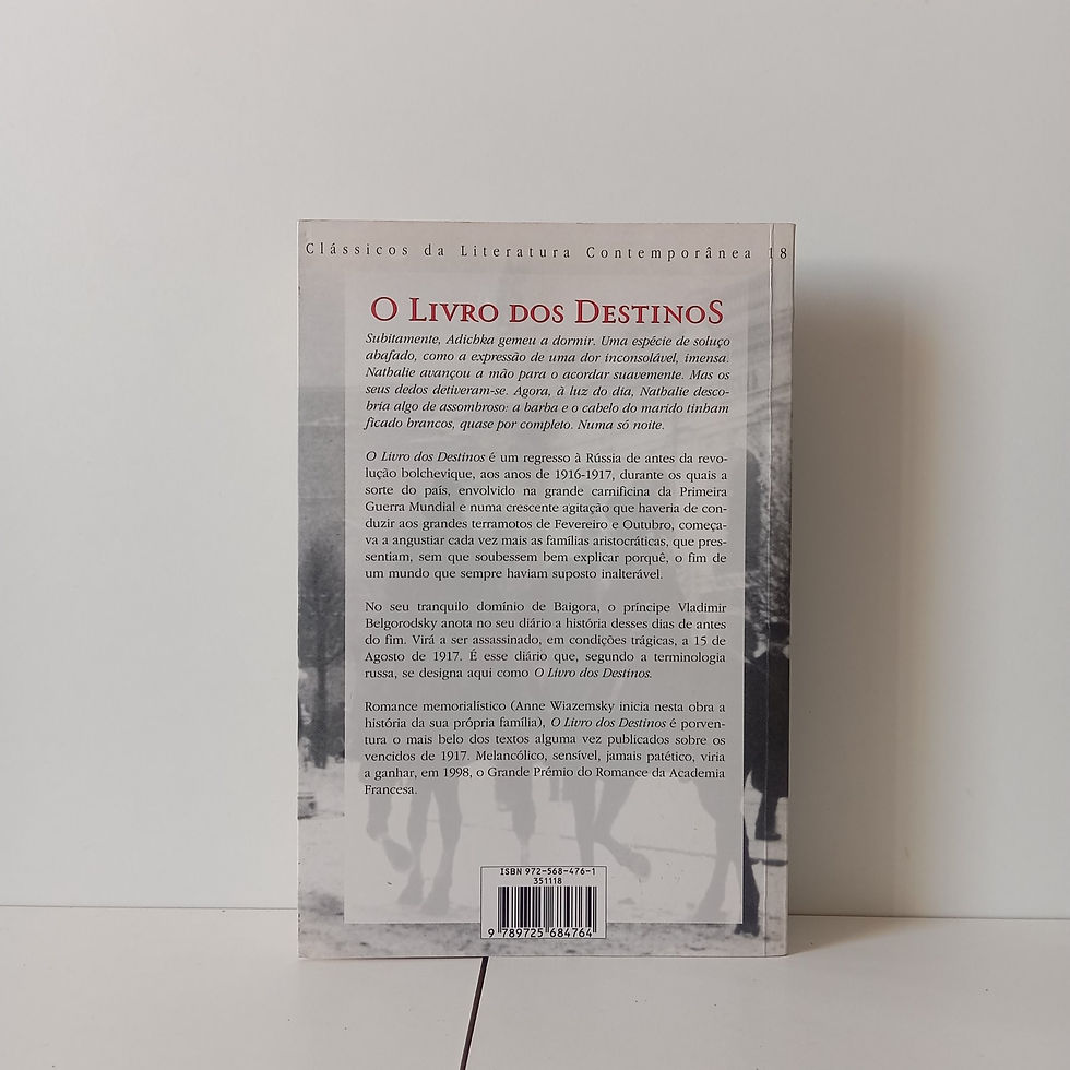 Miniatura: O Livro Dos Destinos - Anne Wiazemsky
