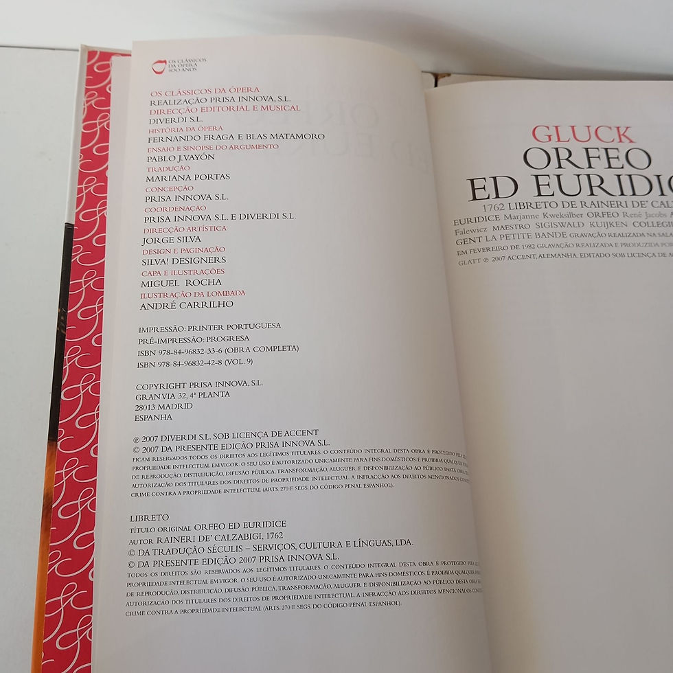 Miniatura: Orfeo Ed Euridice - Gluck