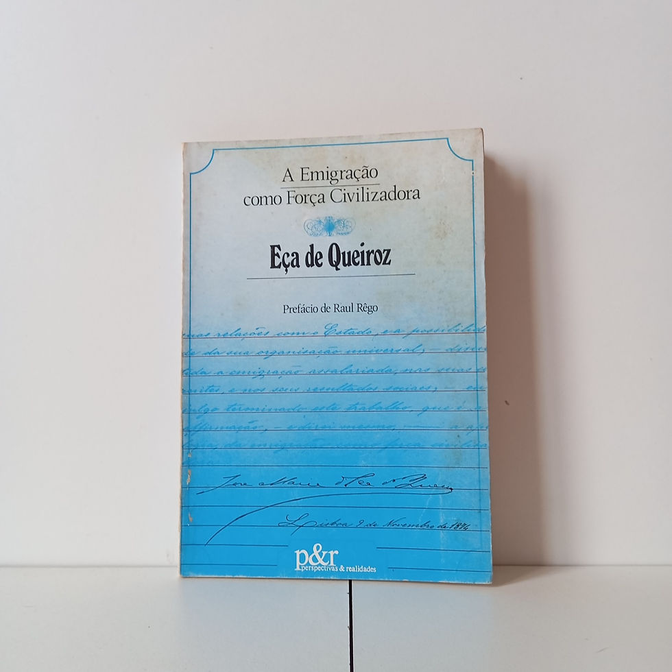 Miniatura: A Emigração Como Força Civilizadora - Eça de Queiroz