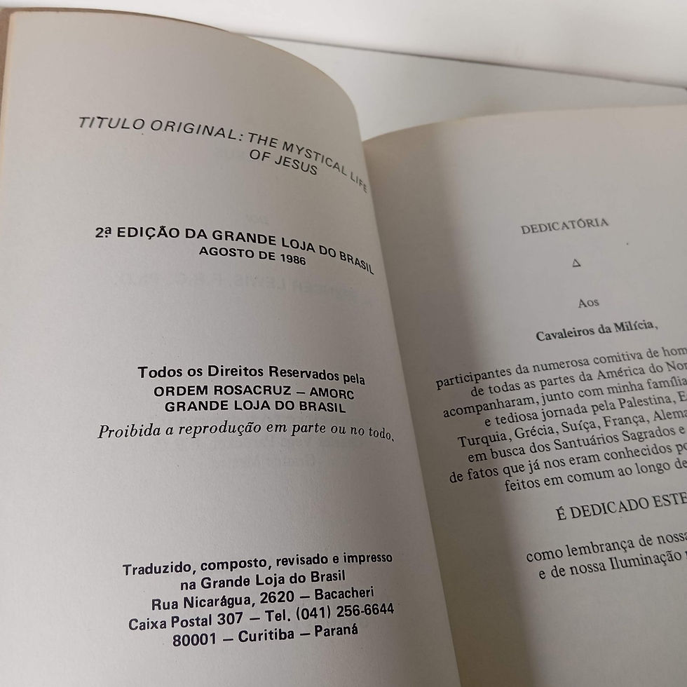 Miniatura: A Vida Mística De Jesus - H. Spencer Lewis