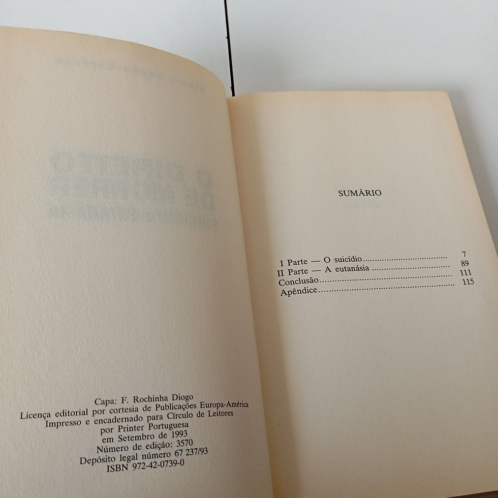 Miniatura: O Direito De Morrer Suicídio E Eutanásia - Álvaro Lopes-Cardoso