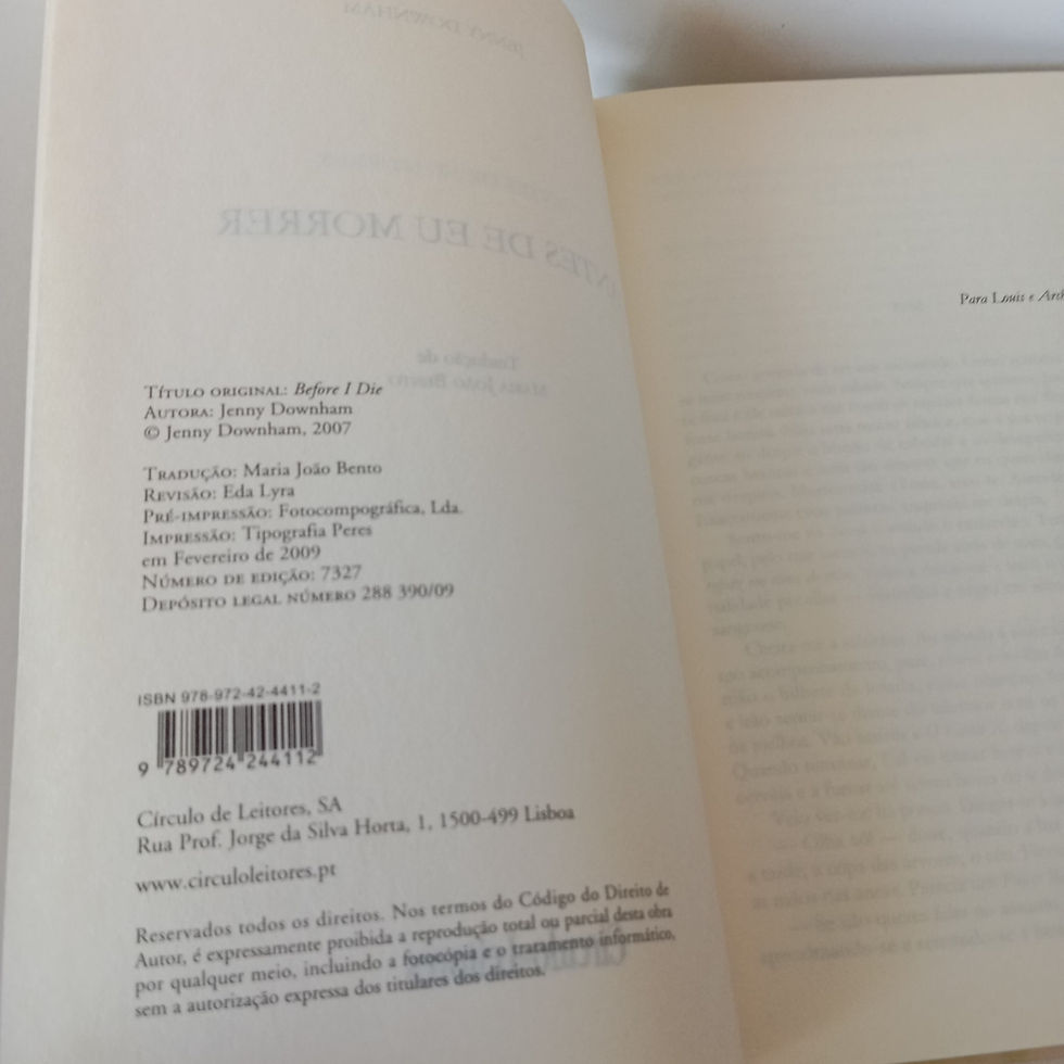 Miniatura: Antes De Eu Morrer - Jenny Downham