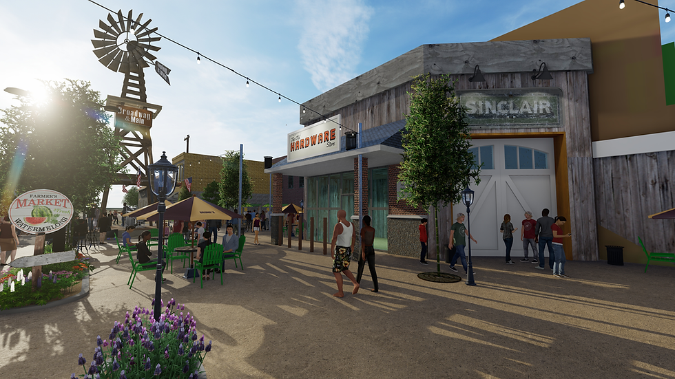 Green river utah attraction concept showing virtual reality experience