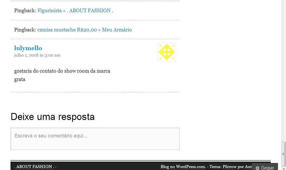 Mustache: feedback público