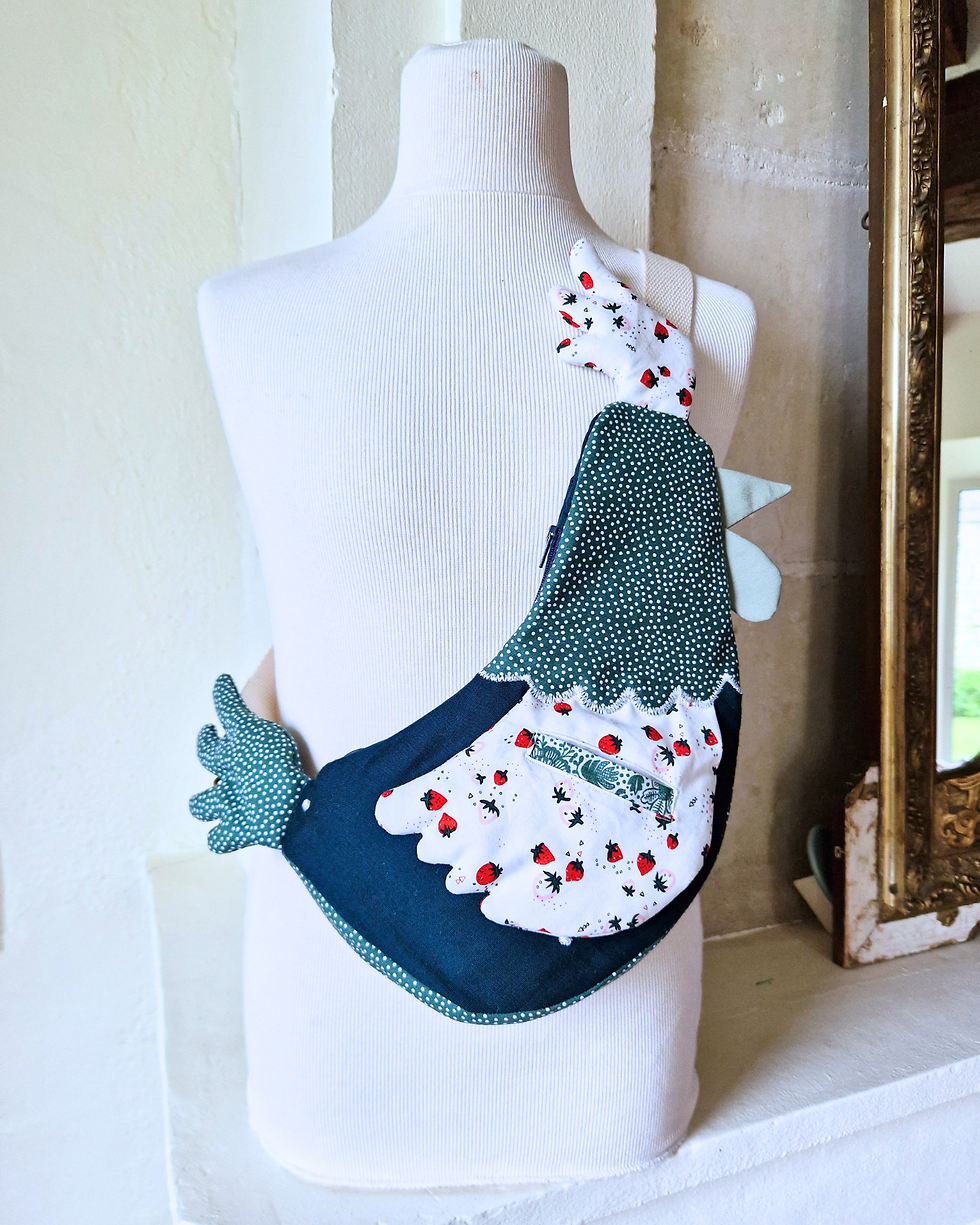 Miniature : Sac Banane Poule - Patron de couture pochette