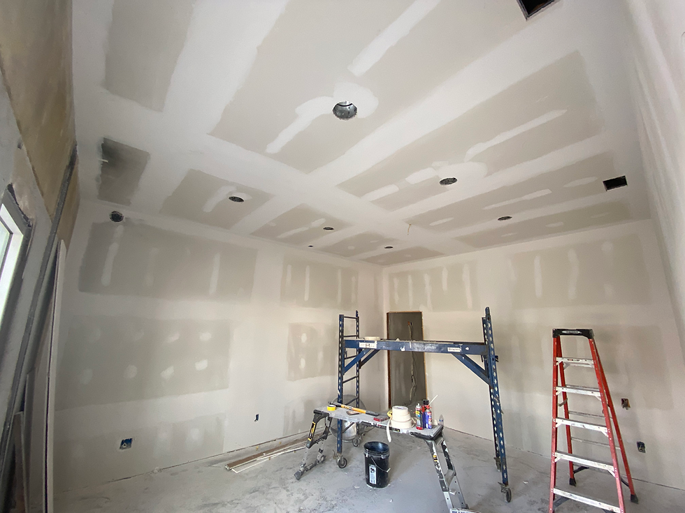 Commercial Tape, Float and Painting