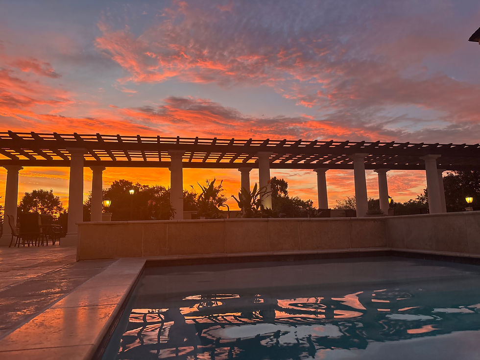 Crescent Pool Sunset