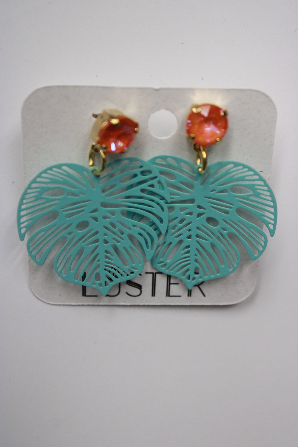 Thumbnail: Bright Monstera Earrings