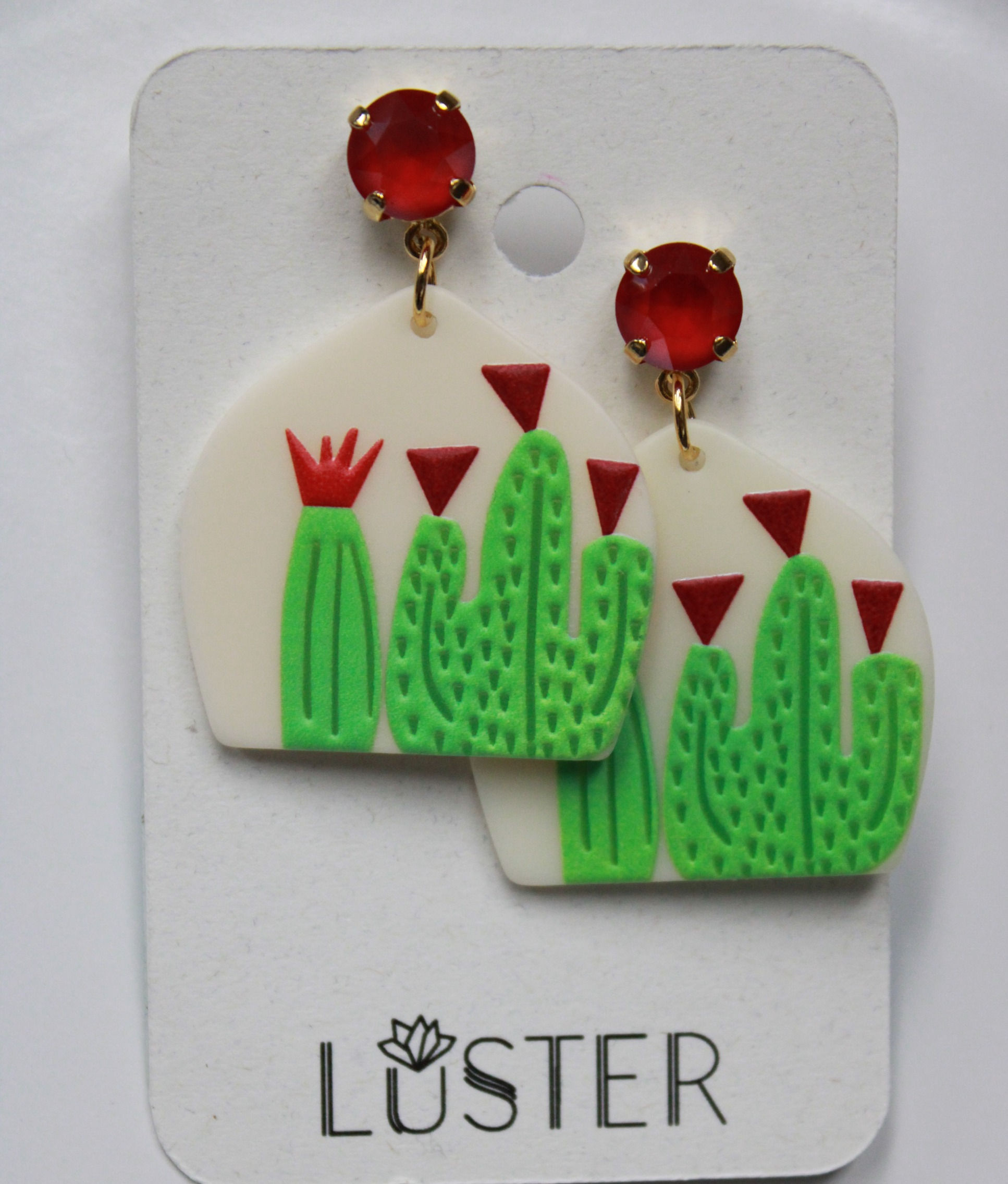 Flowering Cactus Earrings