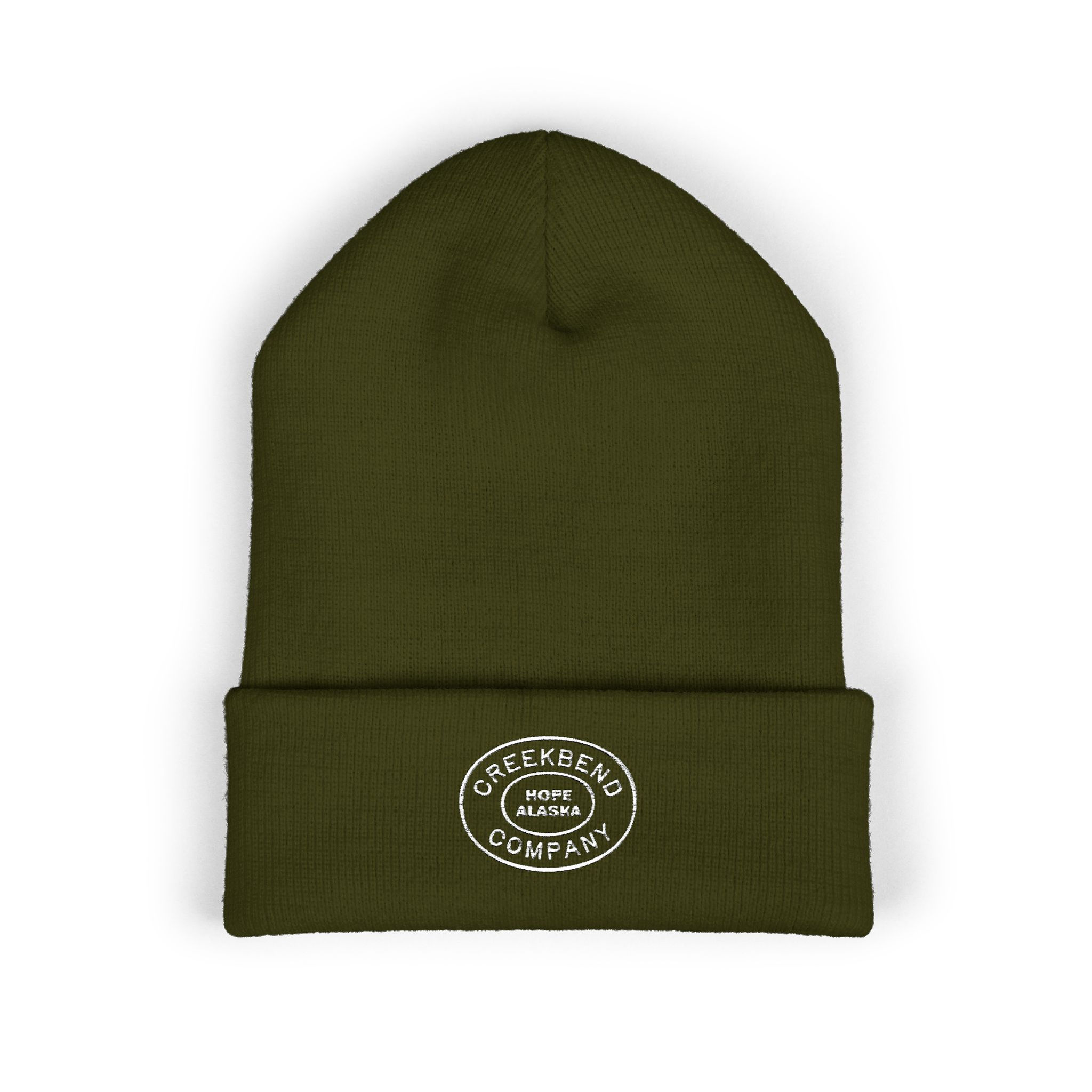 Embroidered Classic Beanie Circle Logo 