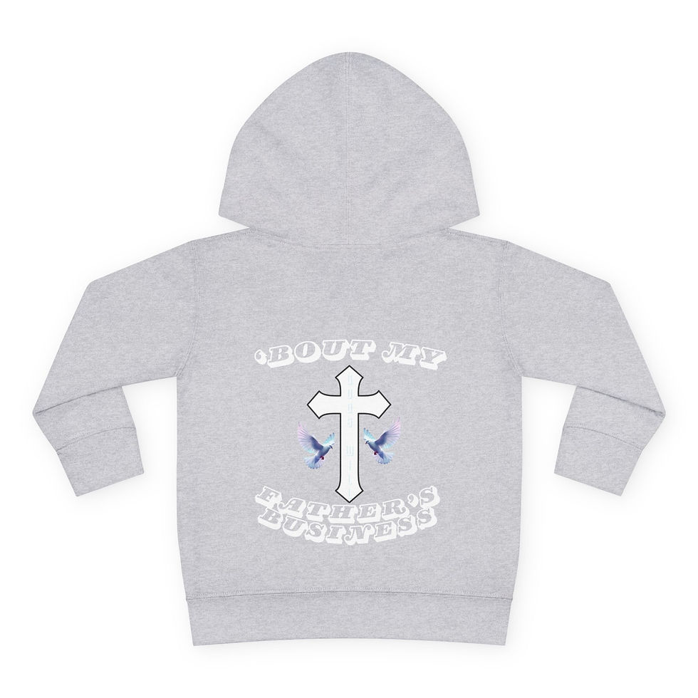 Thumbnail: King's Kid Toddler Hoodie (White)