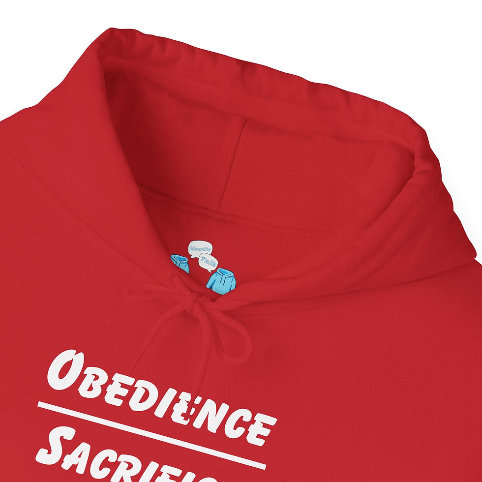Thumbnail: Obedience Over Sacrifice Heavy Hoodie