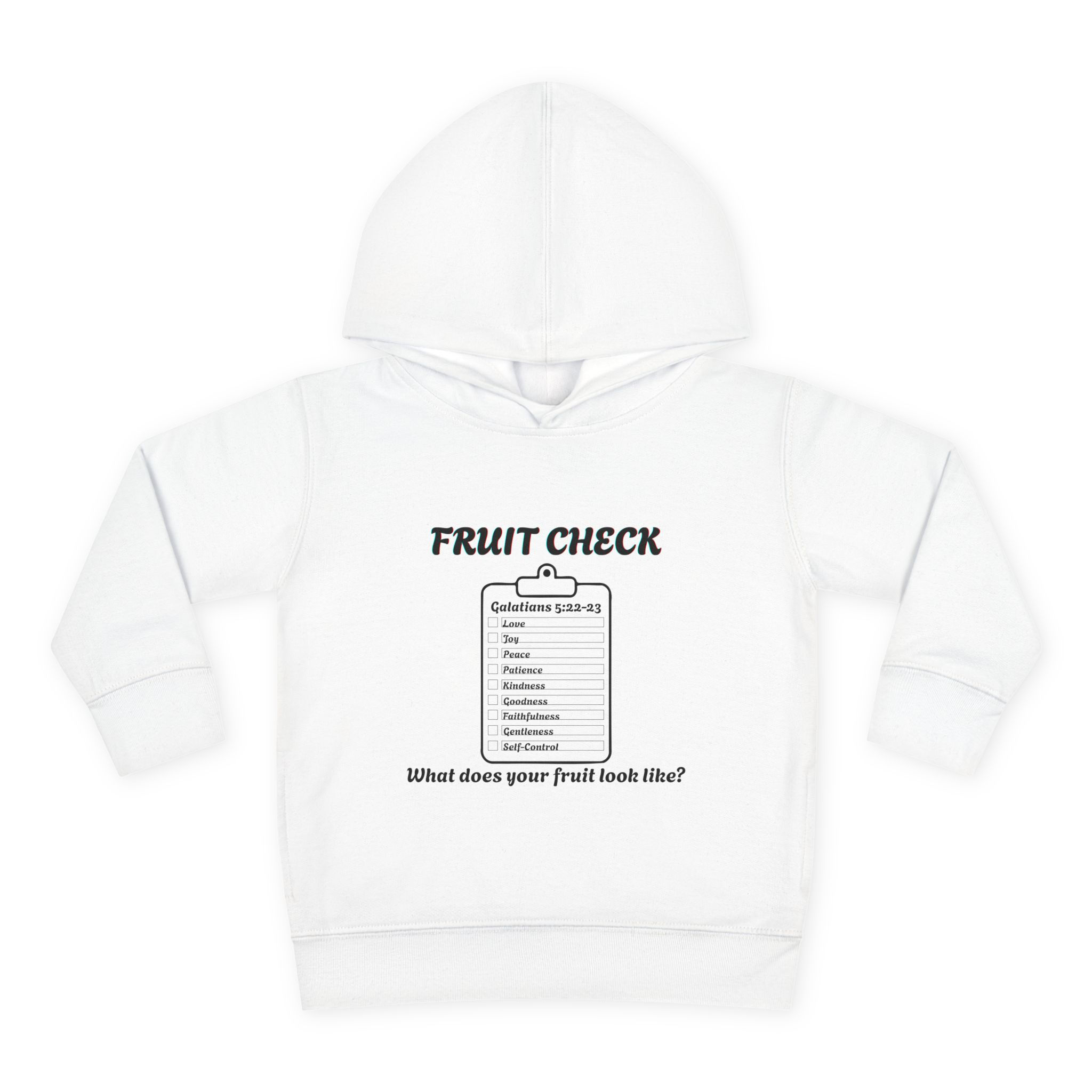 Fruit Check Toddler Hoodie