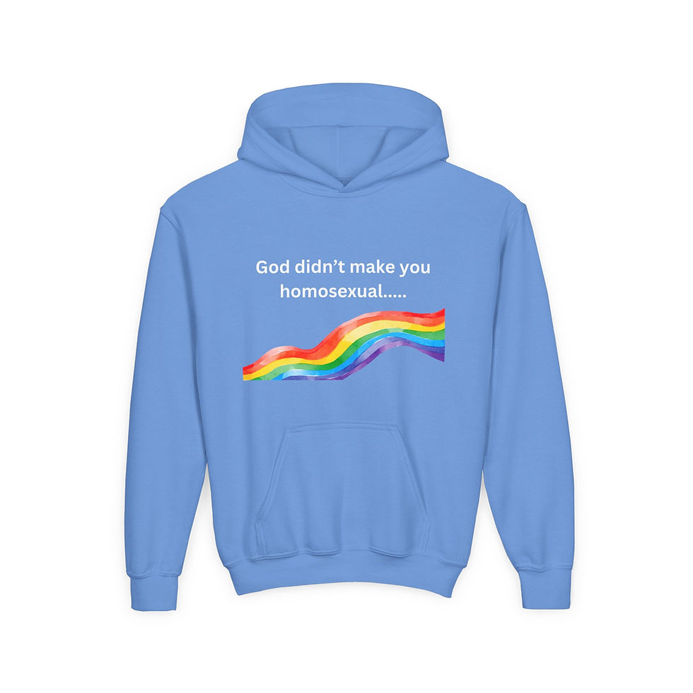 Thumbnail: God Didn’t Make You… Youth Hoodie