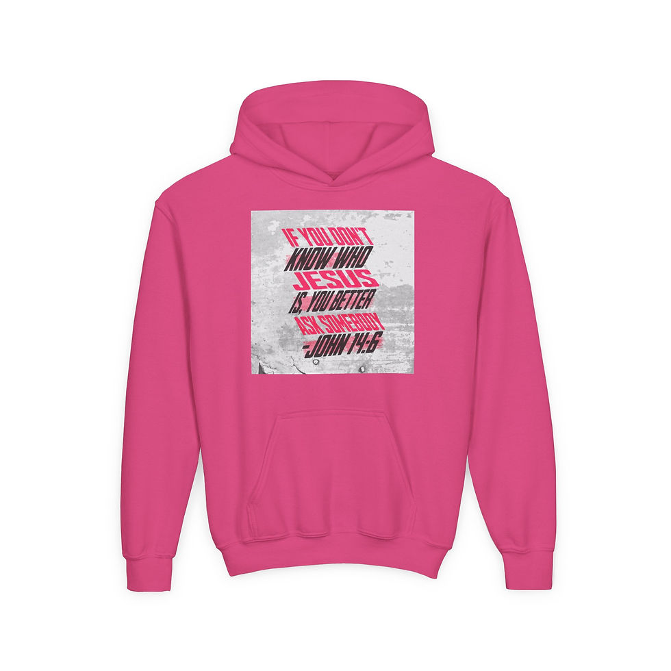 Thumbnail: Ask Somebody Youth Hoodie