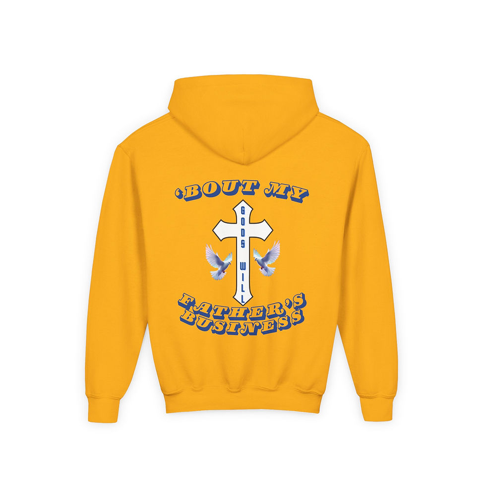 Thumbnail: King's Kid Youth Hoodie (Blue)