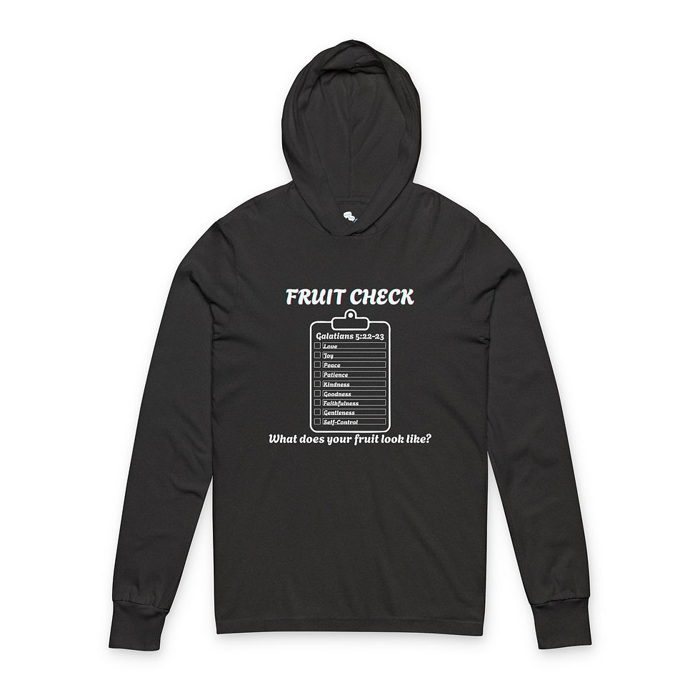 Thumbnail: Fruit Check Hooded Long Sleeve Tee