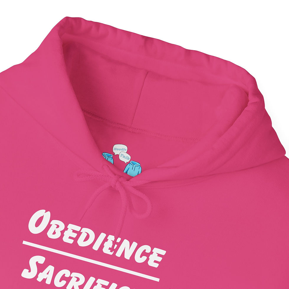 Thumbnail: Obedience Over Sacrifice Heavy Hoodie