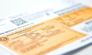Voter Registration Card