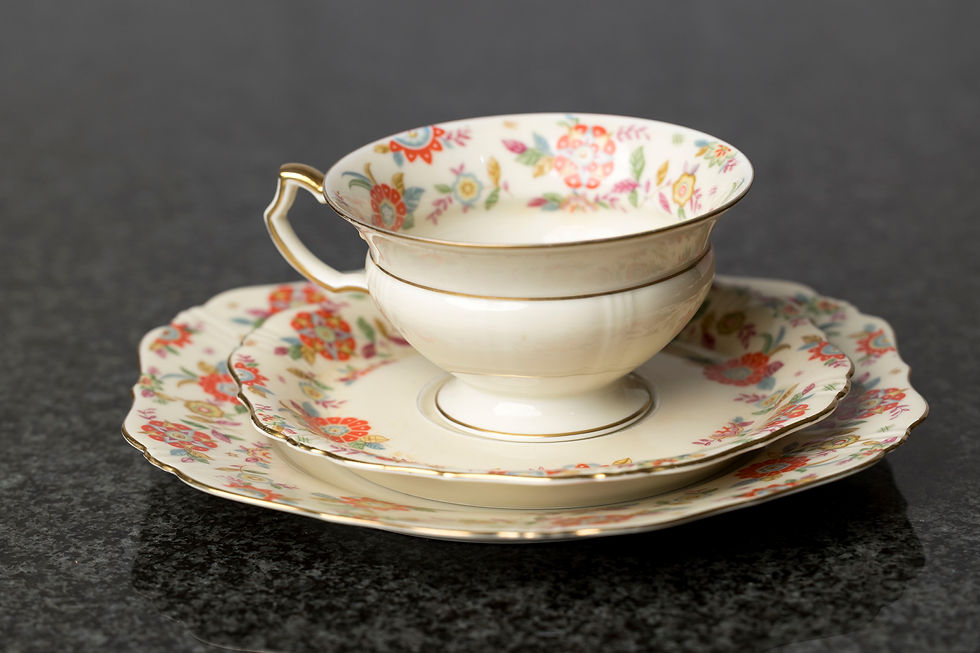 Hutschenreuther Trio Type: Trio Year: 1940-1950's Set: No Mark: Hutschenreuther - Hutschenreuther. Abteilung Paul Muller Selb