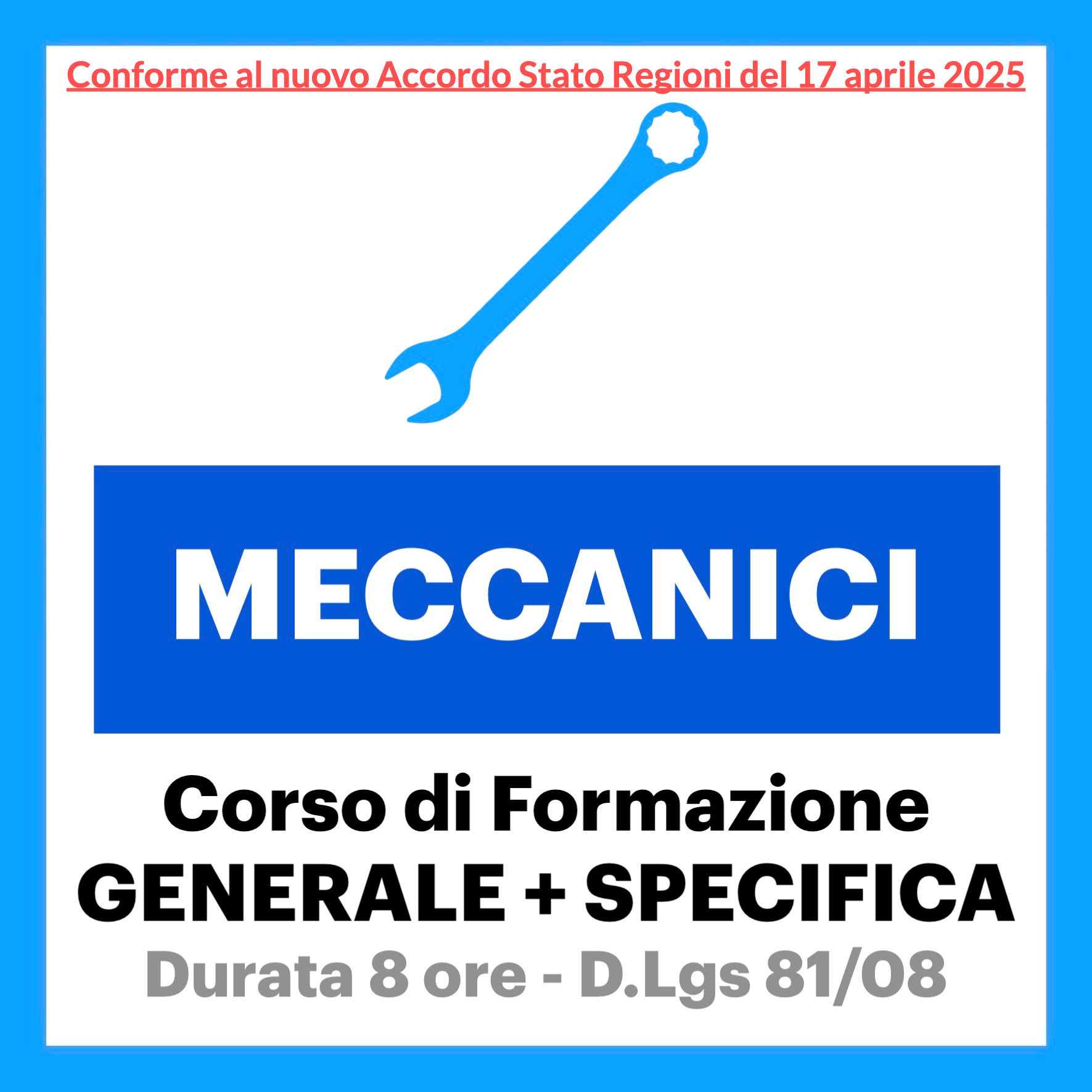 FORMAZIONE GENERALE + SPECIFICA - Meccanici