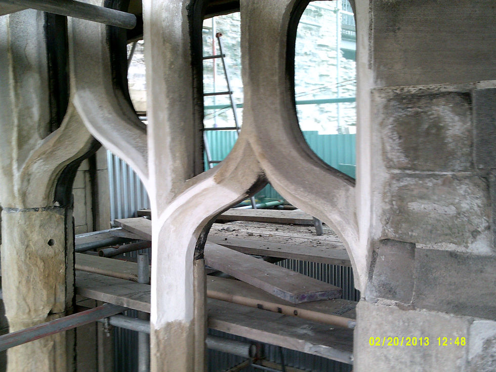 Trecery repairs - Newark Castle