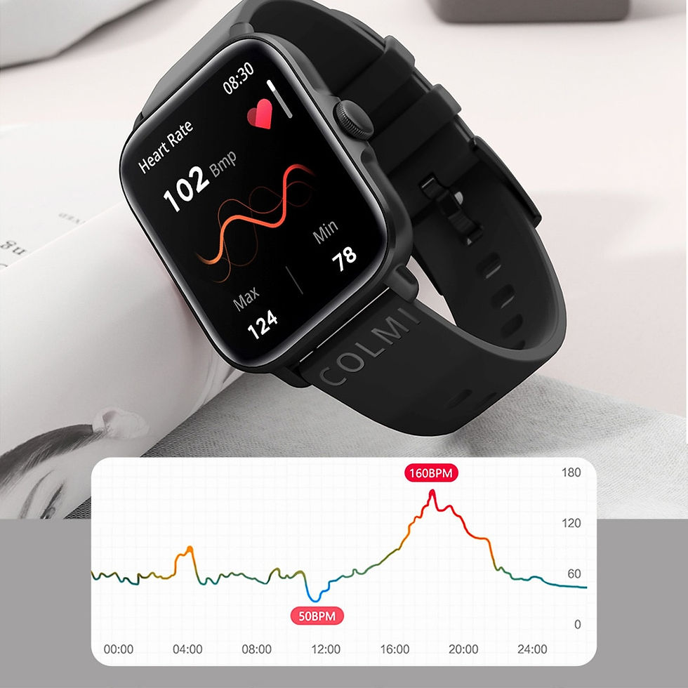 Thumbnail: COLMI P28 Plus Bluetooth Answer Call Smart Watch Men IP67 waterproof Women Dial