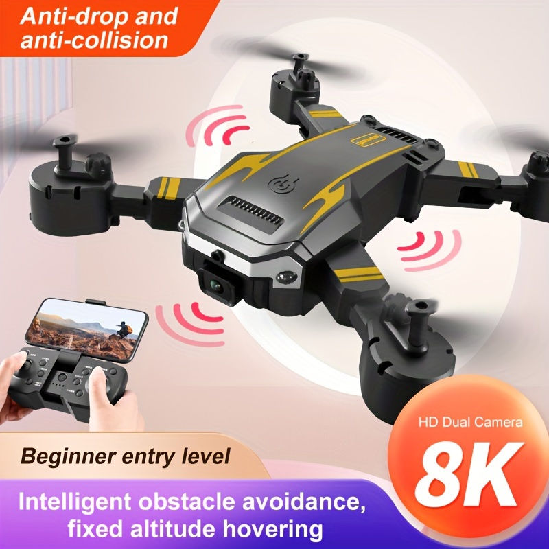 Thumbnail: S6 Professional Dual Camera Folding Drone - Height Holding Remote Control Quadc