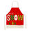 Thumbnail: Christmas Snowman Santa Pattern Women's Cleaning Apron Christmas Ornament Home 
