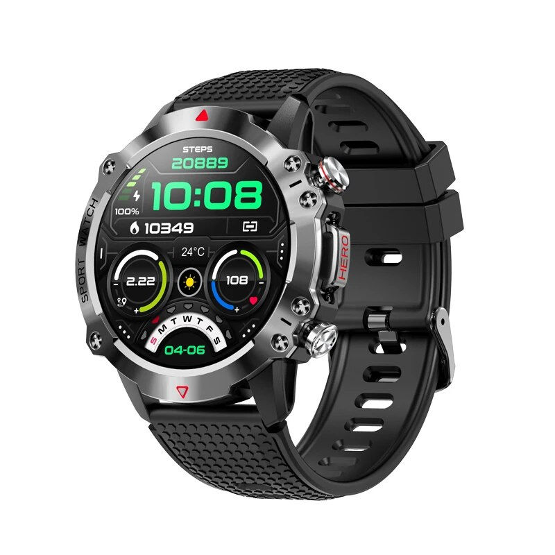 Thumbnail: Canmixs 2023 Smart Watch men GPS motion track Sports watches Bluetooth Call Hea