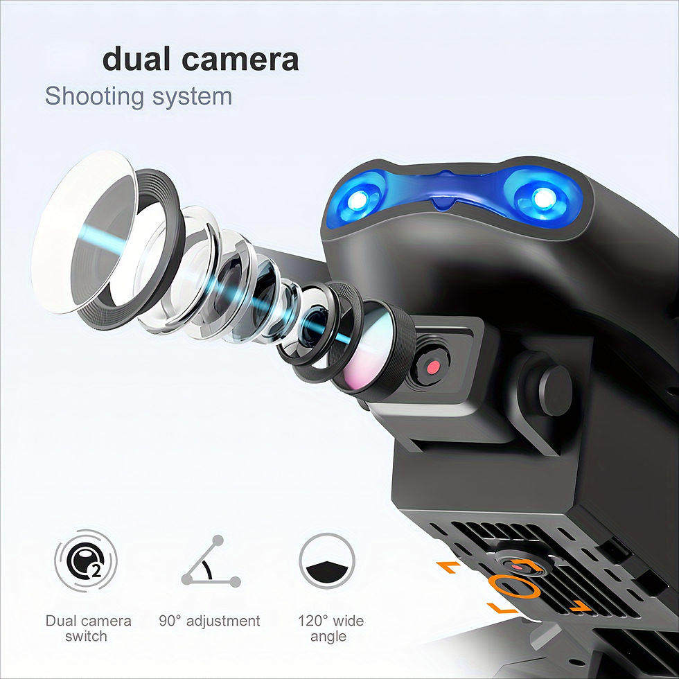 Thumbnail: [Popular Choice] E99 Pro K3 Foldable Drone with Dual HD Cameras, Altitude Hold,