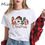 Thumbnail: Cute Pug dogs Women T-Shirt Printed Merry Christmas t-shirt cartoon harajuku Gr