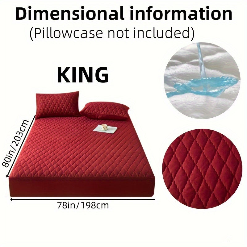 Thumbnail: 1pc Multicolor Waterproof Mattress Protector (No Pillowcase and Pillow Core) So