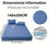 Thumbnail: 1pc Multicolor Waterproof Mattress Protector (No Pillowcase and Pillow Core) So