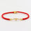 Thumbnail: New Classic A-Z Heart Initial Letter Bracelet Women Simpel Adjustable Colorful 