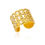 Thumbnail: 48 Style Women Stainless Steel Rings Gold Color Hollow Out Geometric Open Ring 