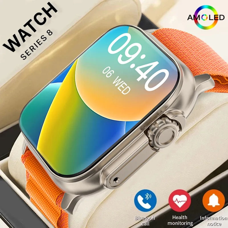 2023 New Watch PK HK8 PRO MAX Smart Watch Men Compass GPS Sport Watches Women N