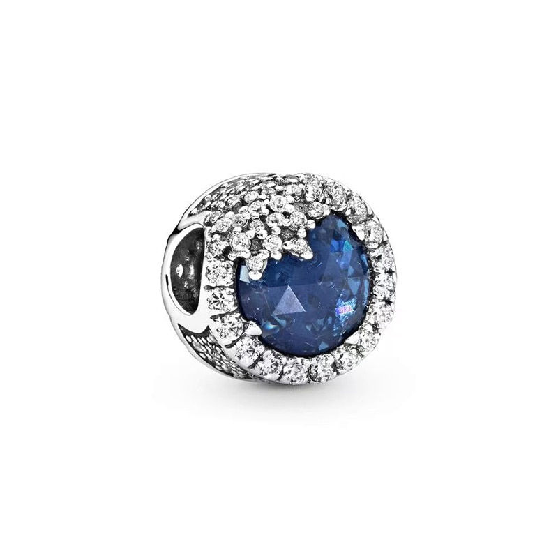 Thumbnail: New 925 Sterling Silver Cute Little Turtle Pendant Charm Blue Ocean Collection 