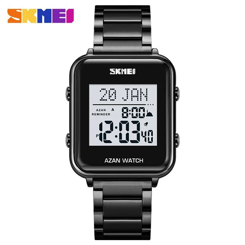 Thumbnail: SKMEI Fashion Casual Electronic Man Woman Watch Luxury Waterproof Sport Wristwa