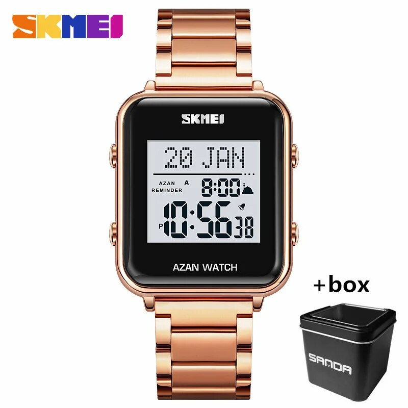Thumbnail: SKMEI Fashion Casual Electronic Man Woman Watch Luxury Waterproof Sport Wristwa