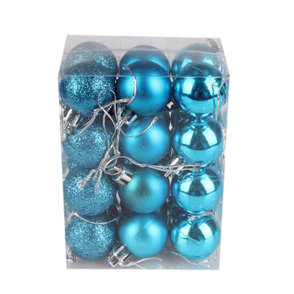 Thumbnail: 24pcs 30mm Christmas Ball Christmas Tree Balls Xmas Decor Holiday Party Decorat