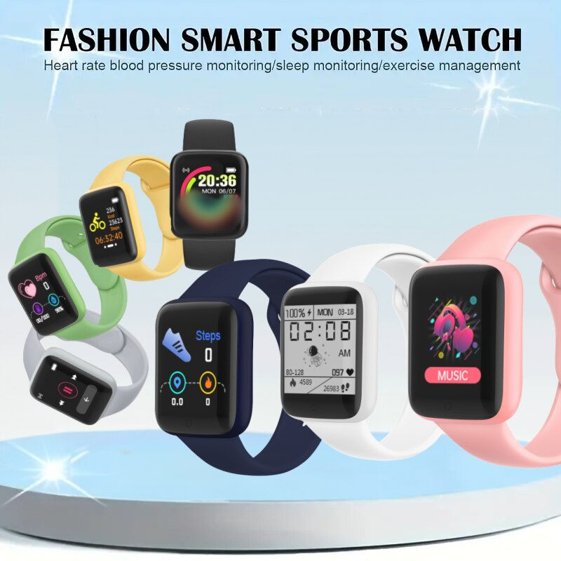 B37 The New Rechargeable Smart Watch Men and Women Touch-screen Sports Fitness