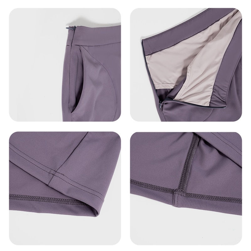 Thumbnail: SEVENPALMS Young Girls Casual Short Skirt Women's Workout Tennis Skirt Female S