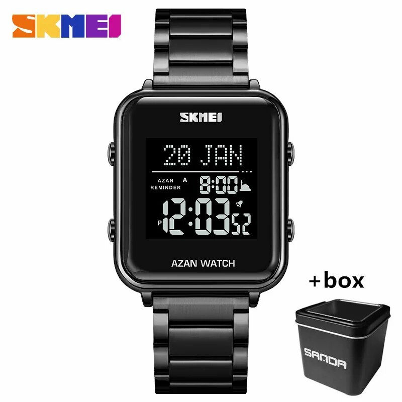 Thumbnail: SKMEI Fashion Casual Electronic Man Woman Watch Luxury Waterproof Sport Wristwa