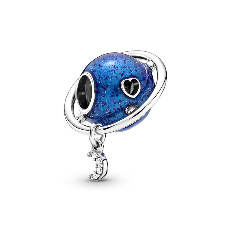 Thumbnail: New 925 Sterling Silver Cute Little Turtle Pendant Charm Blue Ocean Collection 