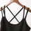 Thumbnail: Camisole for Women Fashion Double Straps Tank Tops Summer Cami Crop Tops Female